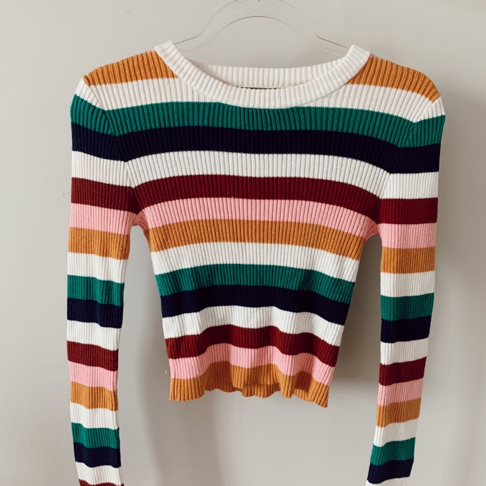 Striped long sleeve shirt